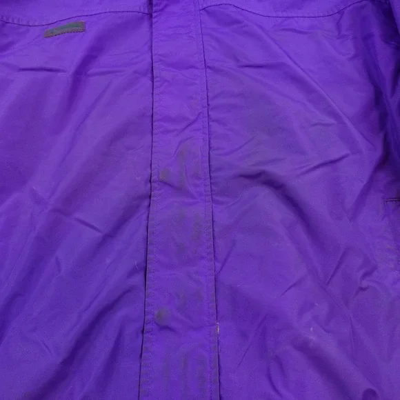 Vintage Columbia Jacket Mens Large Purple Teal Bugaboo Fleece Lined Nylon 90s - Picture 5 of 15